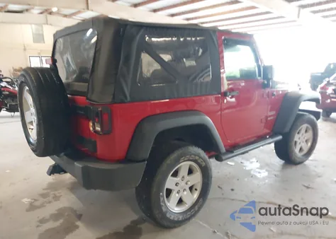2012 Jeep Wrangler Sport из США, поврежденный, VIN 1C4AJWAGXCL175472